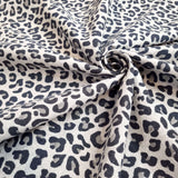 Jacquard-Möbelstoff H 140 cm – LEOPARD DENIM