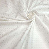 Cotone Natale H140 cm - MINI POIS ARGENTO/BIANCO