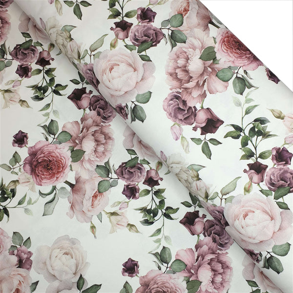 Panama Digital Fund Cotton - ROSE - coupe minimum ou multiples de 25 x 280 cm