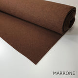 Feutre de laine marron - coupe minimum ou multiples de 25 x 150 cm