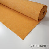 Gelb-orangefarbener Wollfilz – Mindestzuschnitt oder Vielfaches von 25 x 150 cm