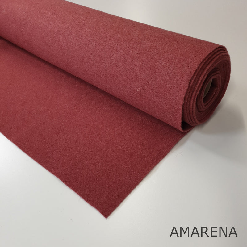 Feltro Lana tonalità Rosso - taglio minimo o multipli da 25 x 150 cm –  Capovilla Shop