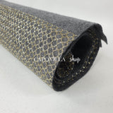 Pannolenci INDIAN HONEYCOMB GOLD - coupe minimum ou multiples de 25 x 160 cm