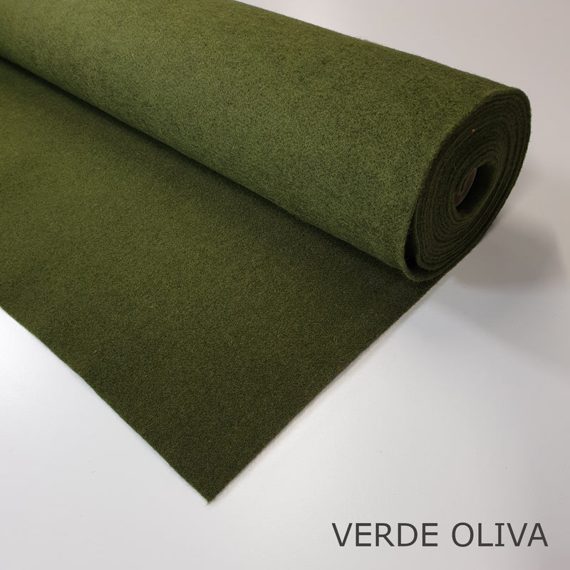 Feltro Lana tonalità Verde - taglio minimo o multipli da 25 x 150 cm –  Capovilla Shop