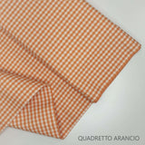 Collezione "Riga, quadretto e unito" H 180 cm  - ARANCIO