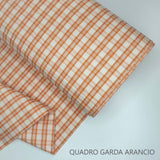 Collezione "Riga, quadretto e unito" H 180 cm  - ARANCIO