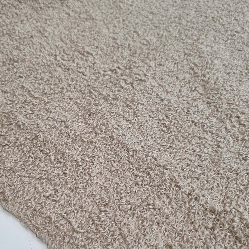 Tissu Ricciolino BOUCLE' H 140 cm - BEIGE