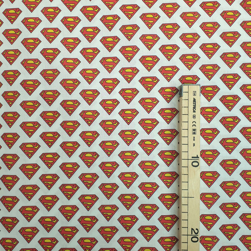 Coton Impression Numérique Enfant - SUPERMAN - coupe minimum ou multiples de 25 x 150 cm