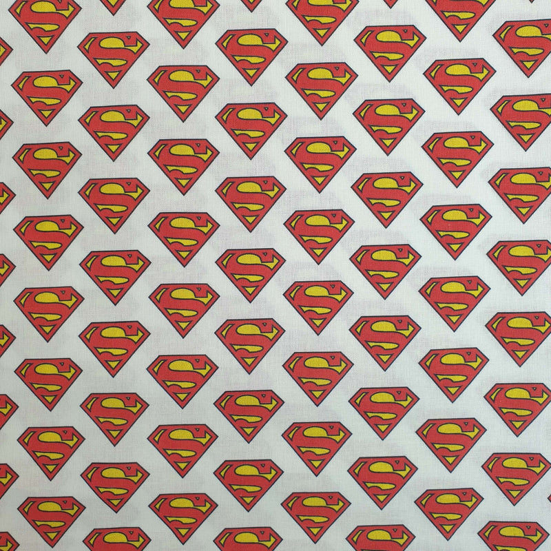 Coton Impression Numérique Enfant - SUPERMAN - coupe minimum ou multiples de 25 x 150 cm