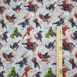 Impression numérique Enfant en coton - AVENGERS - coupe minimum ou multiples de 25 x 150 cm