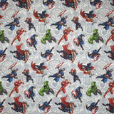 Impression numérique Enfant en coton - AVENGERS - coupe minimum ou multiples de 25 x 150 cm