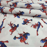 Coton Enfant Impression Numérique - SPIDERMAN - coupe minimum ou multiples de 25 x 150 cm