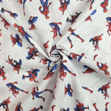 Coton Enfant Impression Numérique - SPIDERMAN - coupe minimum ou multiples de 25 x 150 cm