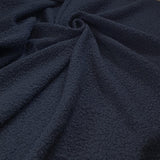 Tissu BOUCLE' - BLEU - coupe minimum ou multiples de 25 x 150 cm