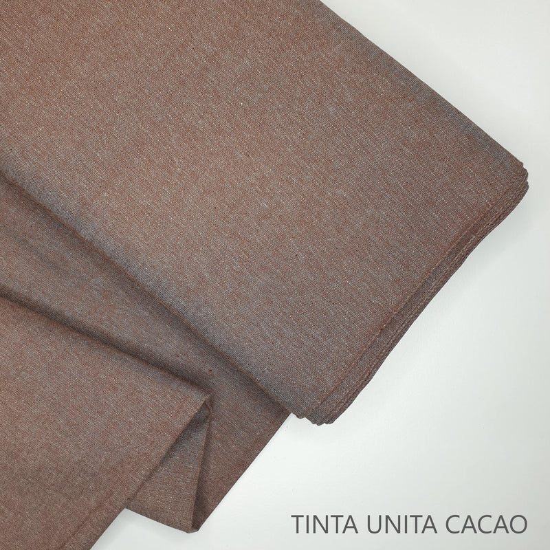 Collezione "Riga, quadretto e unito" H 180 cm - CACAO