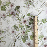 Cotone Fondo Panama Digital H 280 cm - FIORI VERDI