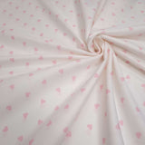 Baumwollstoffe H 140 cm – ROSA BABYHERZEN