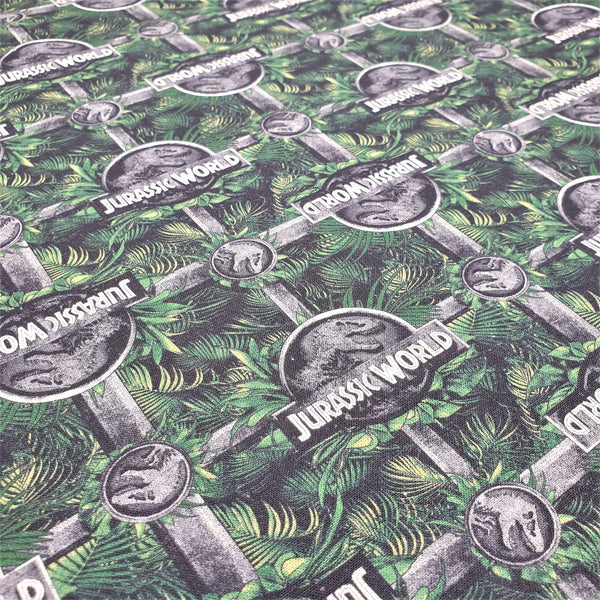 Digitaldruck-Babybaumwolle – JURASSIC WORLD – Mindestschnitt oder Vielfaches von 25 x 150 cm