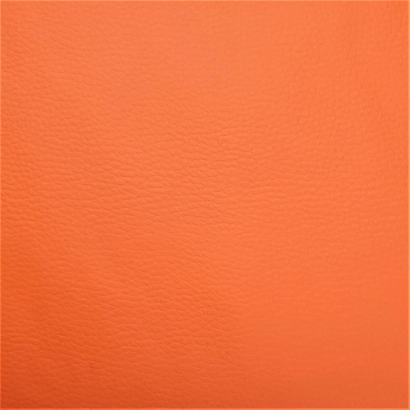 Simili cuir H 140 cm - MANDARINE