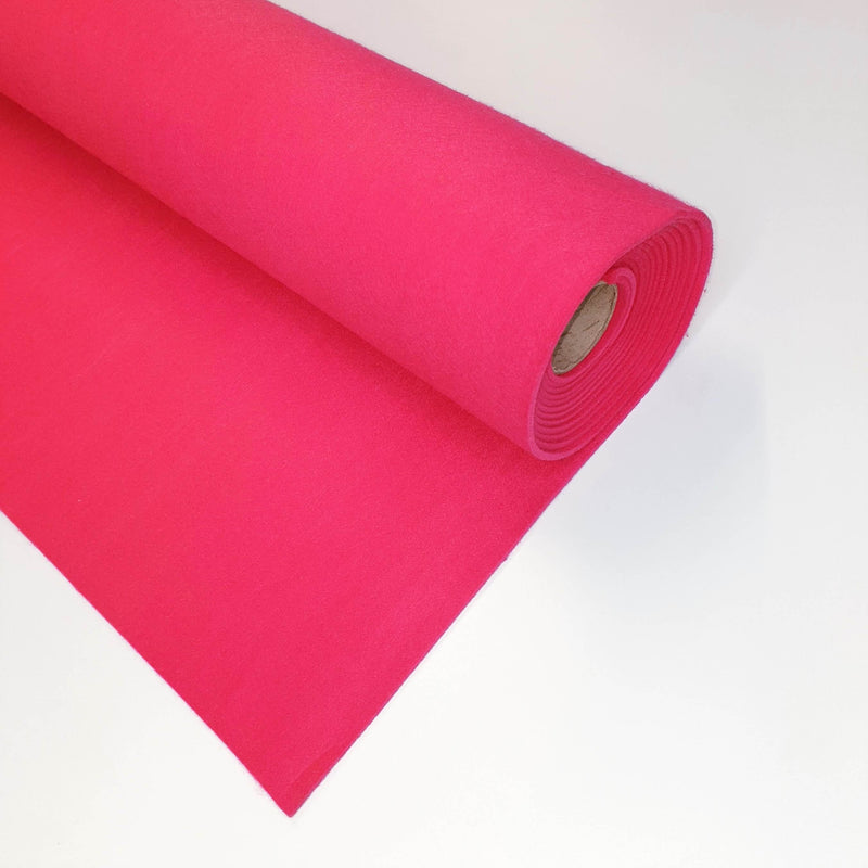 Feutre Polyester 3mm - Fuchsia - coupe minimum ou multiples de 25 x 110 cm