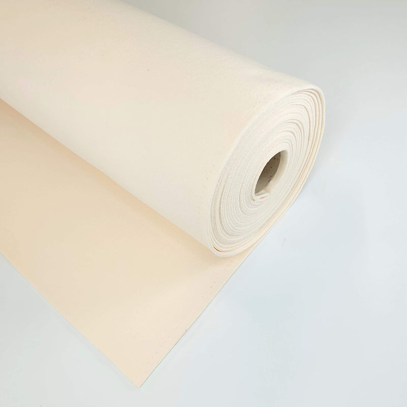 Feutre Polyester 3mm - Crème - coupe minimum ou multiples de 25 x 110 cm