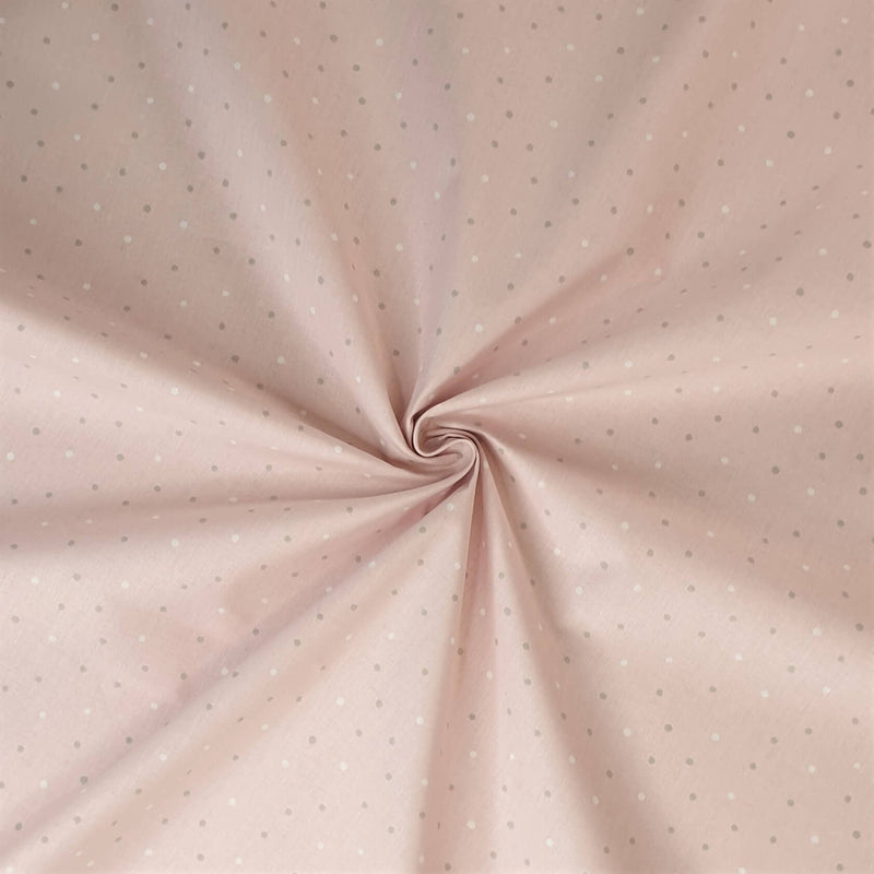 Baumwolle für Kinder – POLKA DOT PINK HINTERGRUND – Mindestschnitt oder Vielfaches von 25 x 290 cm