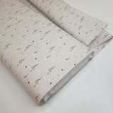 Cotone Bambino H 290 cm - FENICOTTERI FONDO BEIGE