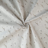 Cotone Bambino H 290 cm - FENICOTTERI FONDO BEIGE