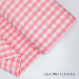 Collezione "Riga, quadretto e unito" H 180 cm - FRAGOLA