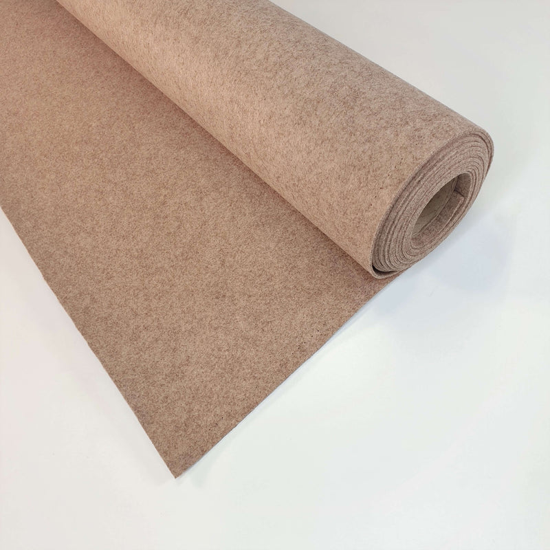 Feutre Polyester 2mm - Camel - coupe minimum ou multiples de 25 x 110 cm