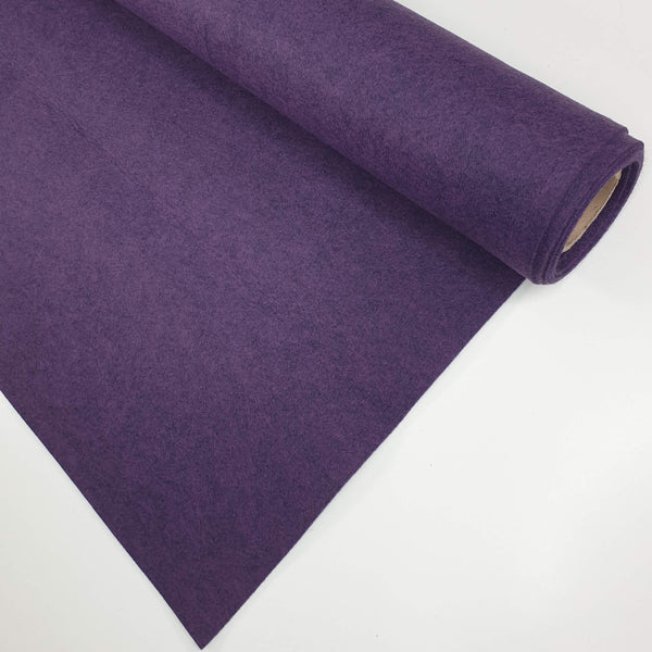 Feutre Polyester 2mm - Aubergine - coupe minimum ou multiples de 25 x 110 cm