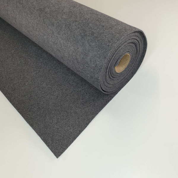 Feutre Polyester 2mm - Gris Indien - coupe minimum ou multiples de 25 x 110 cm