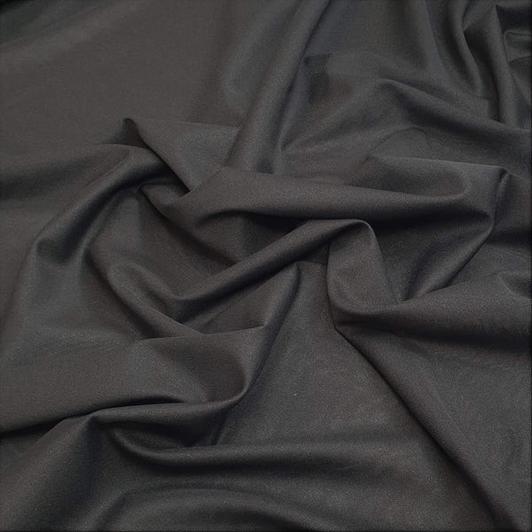 Georgette-Stoff – SCHWARZ – Mindestzuschnitt oder Vielfaches von 25 x 145 cm