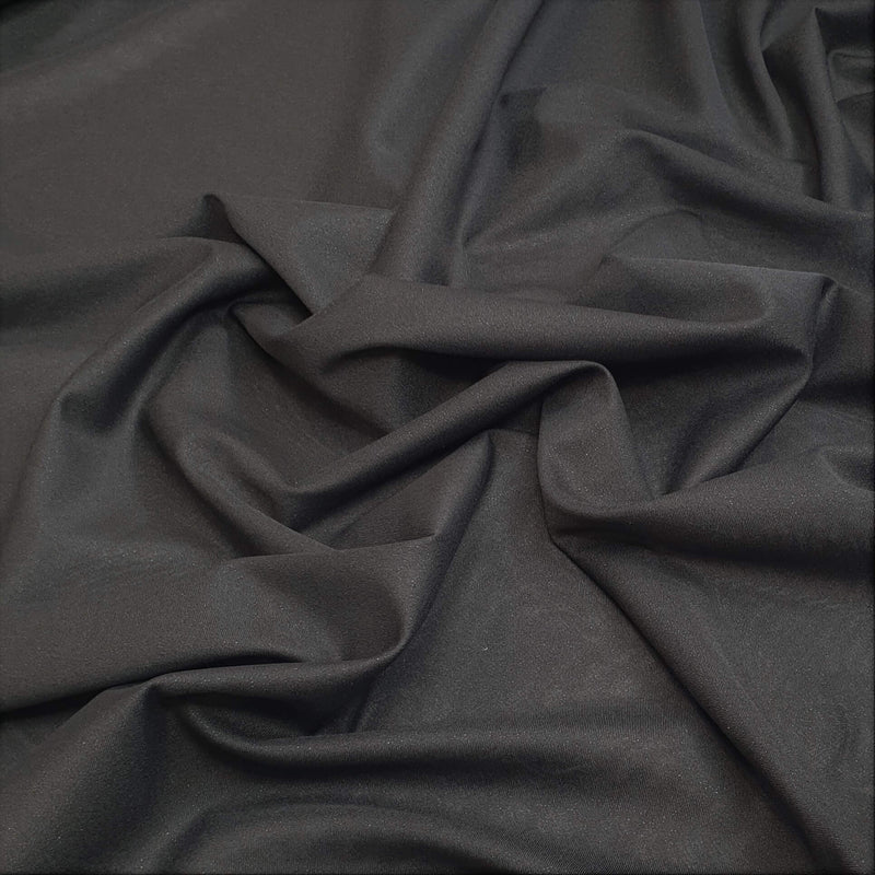 Tissu Georgette - NOIR - coupe minimum ou multiples de 25 x 145 cm