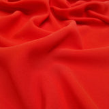 Tissu Georgette - ROUGE - coupe minimum ou multiples de 25 x 145 cm