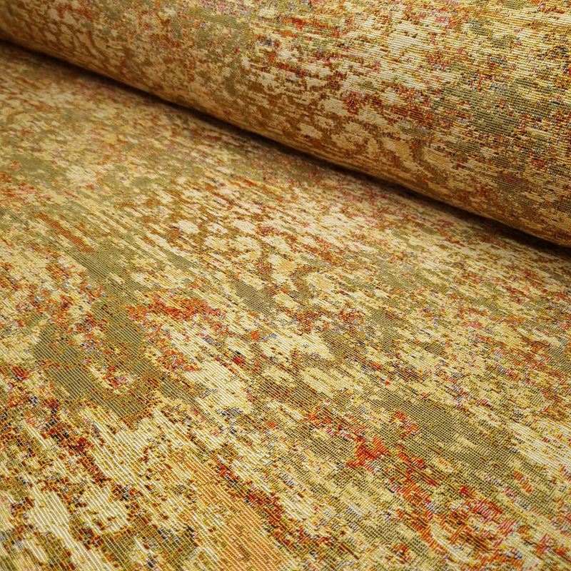 Tissu d'ameublement Gobelin - MALTINTO OCRE/ROUILLE H 280 cm