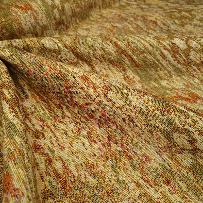 Tissu d'ameublement Gobelin - MALTINTO OCRE/ROUILLE H 280 cm