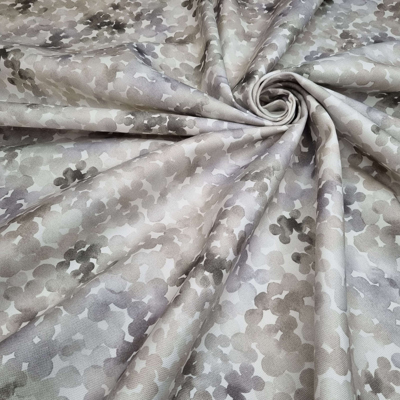 Coton mélangé avec impression numérique - MOTIF TAUPE H ​​280 cm