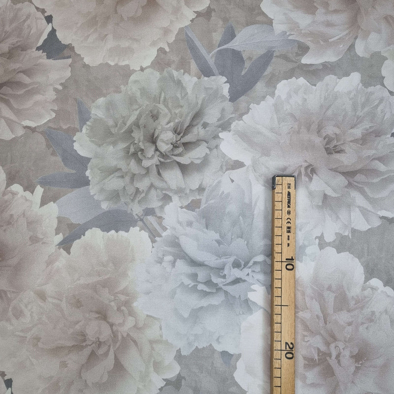 Mélange de coton avec impression numérique - MOTIF FLORAL H ​​280 cm