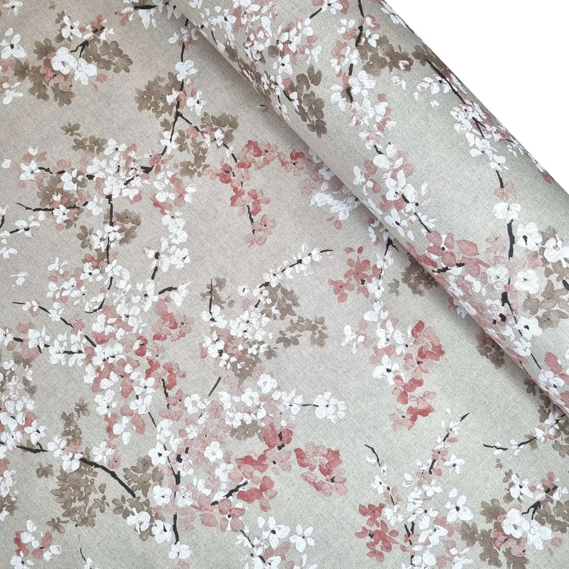 Cotone Fondo Grezzo H 280 cm - FIORI DI PESCO – Capovilla Shop