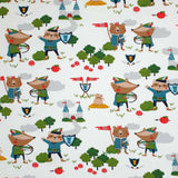 Jersey coton imprimé - ROBIN HOOD - coupe minimum ou multiples de 25 x 170 cm