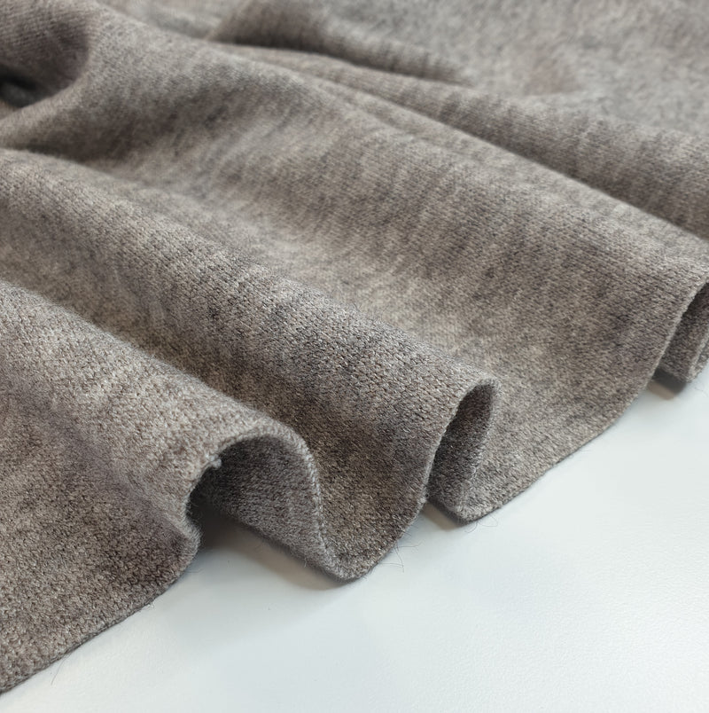 Warmer Jersey - MELANGE TAUPE - Mindestschnitt oder Vielfaches von 25 x 160 cm