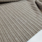 Caldo jersey a coste H 150 cm - BEIGE