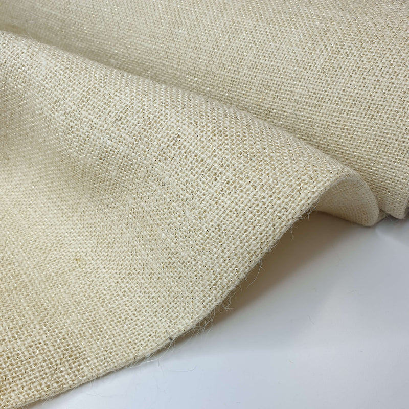 Jute H 125 cm - CRÈME avec LUREX