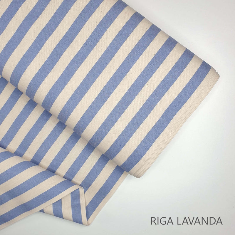 Collezione "Riga, quadretto e unito" H 180 cm - LAVANDA