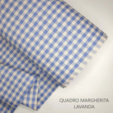 Collezione "Riga, quadretto e unito" H 180 cm - LAVANDA