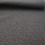 Tissu BOUCLE' - ANTHRACITE - coupe minimum ou multiples de 25 x 150 cm