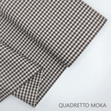 Collezione "Riga, quadretto e unito" H 180 cm - MOKA