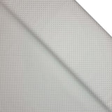 Weihnachtsbaumwolle – SILBER POLKA POLKA WEIßER HINTERGRUND – Mindestschnitt oder Vielfaches von 25 x 140 cm