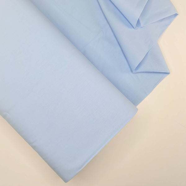 Percalline Coton H 290 cm - BLEU CLAIR